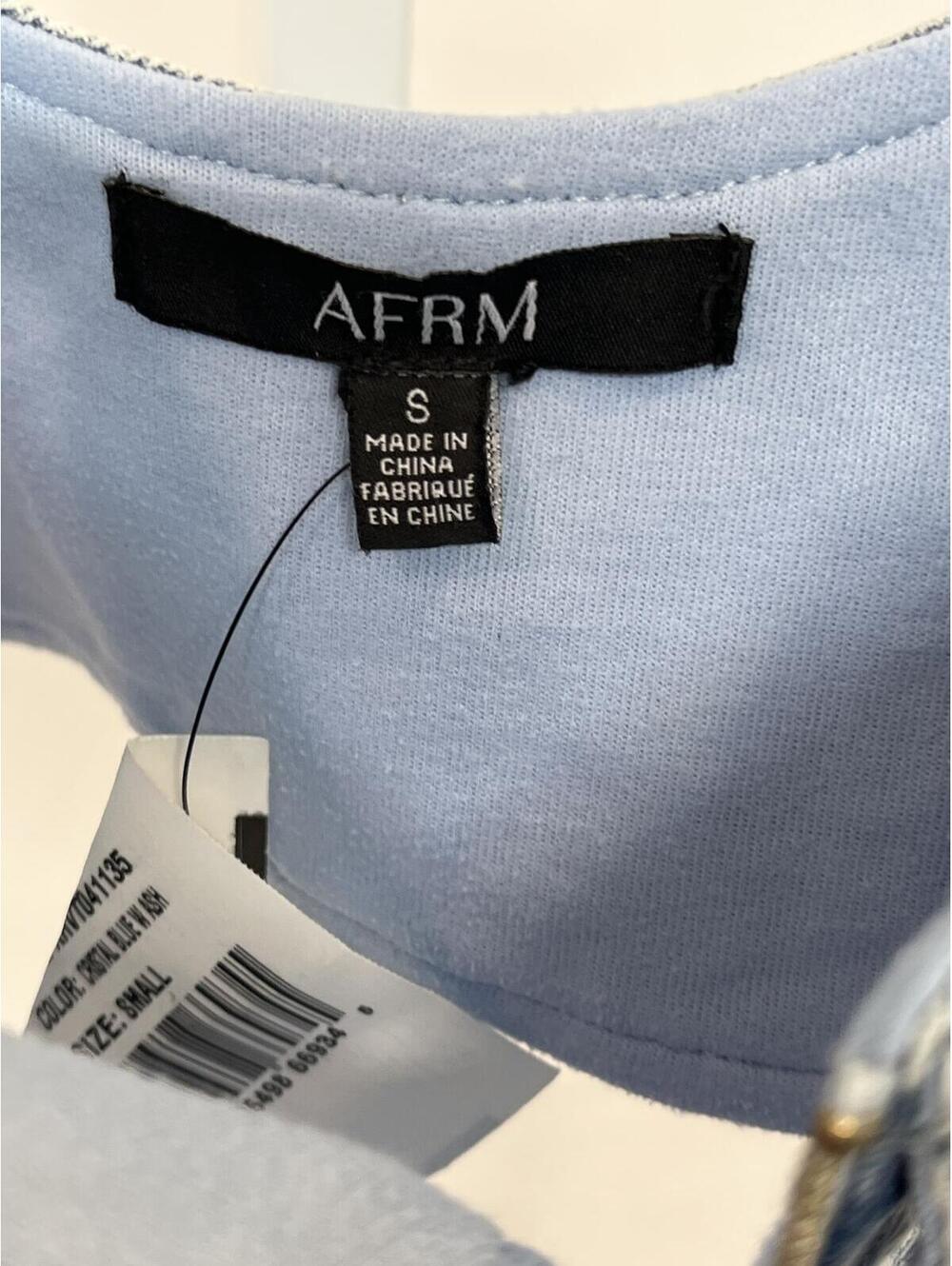 AFRM x Revolve Iris Top in Crystal Blue Wash - Picture 4 of 6